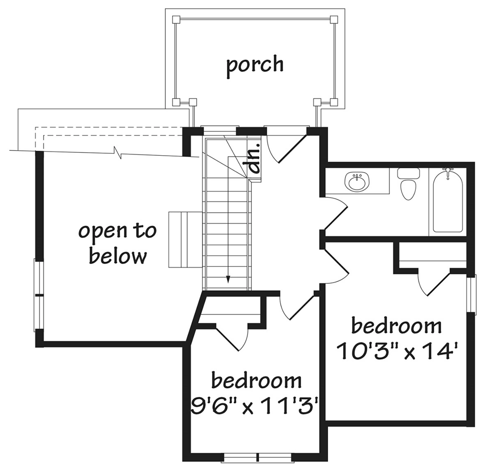 Brunswick Cottage Upper Floor