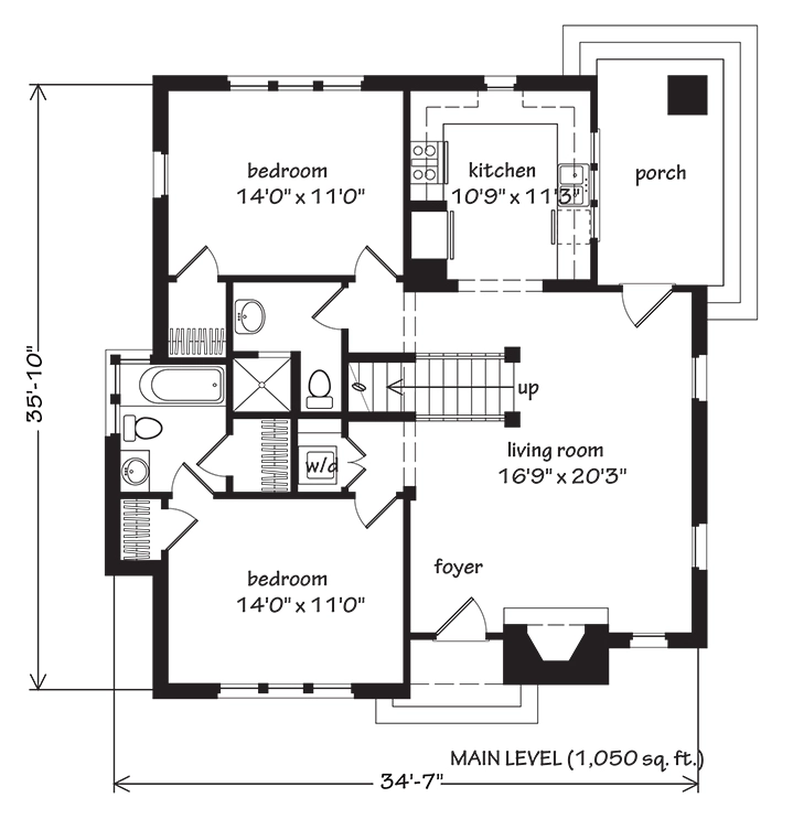 Hillstone Cottage Main Floor