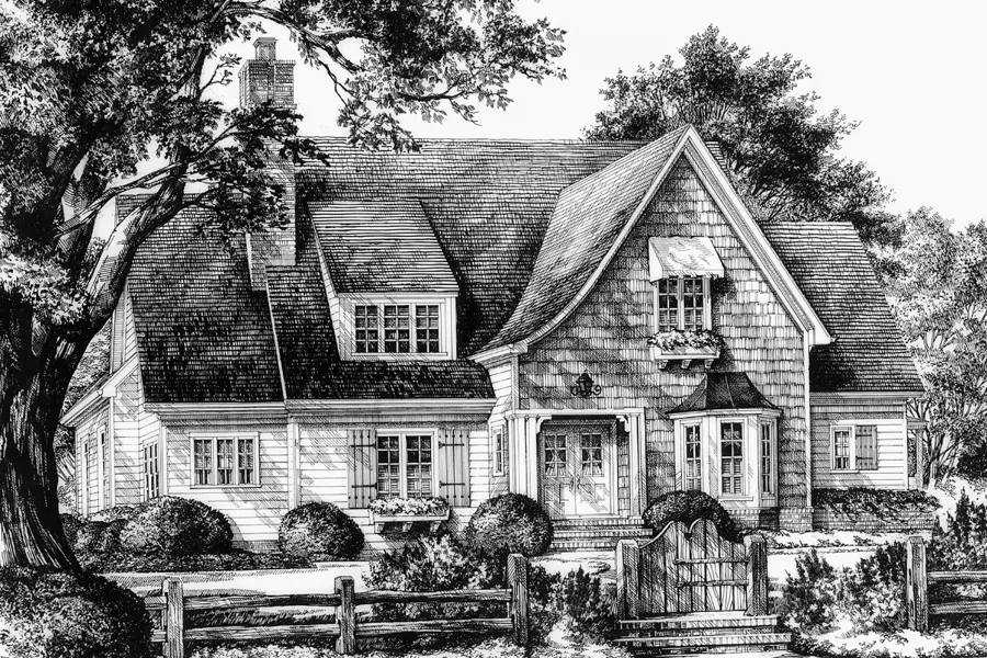 Greywell Cottage Rendering Front