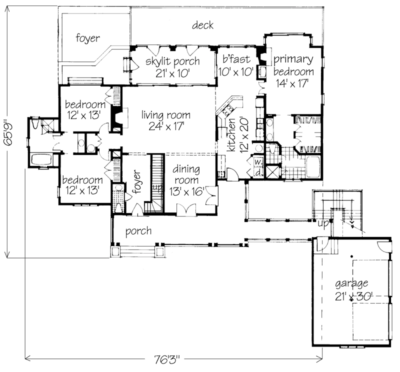 Lakeside Cottage Alternate Main Floor