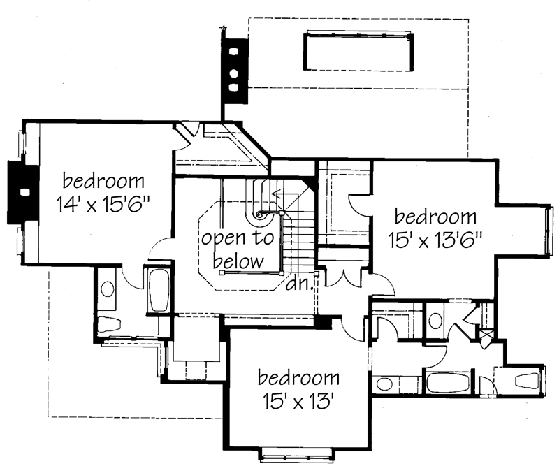 Chickering Country House Upper Floor