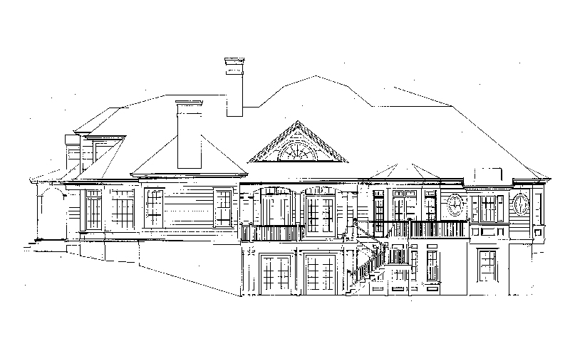 Oak Hill Lane Rear Elevation