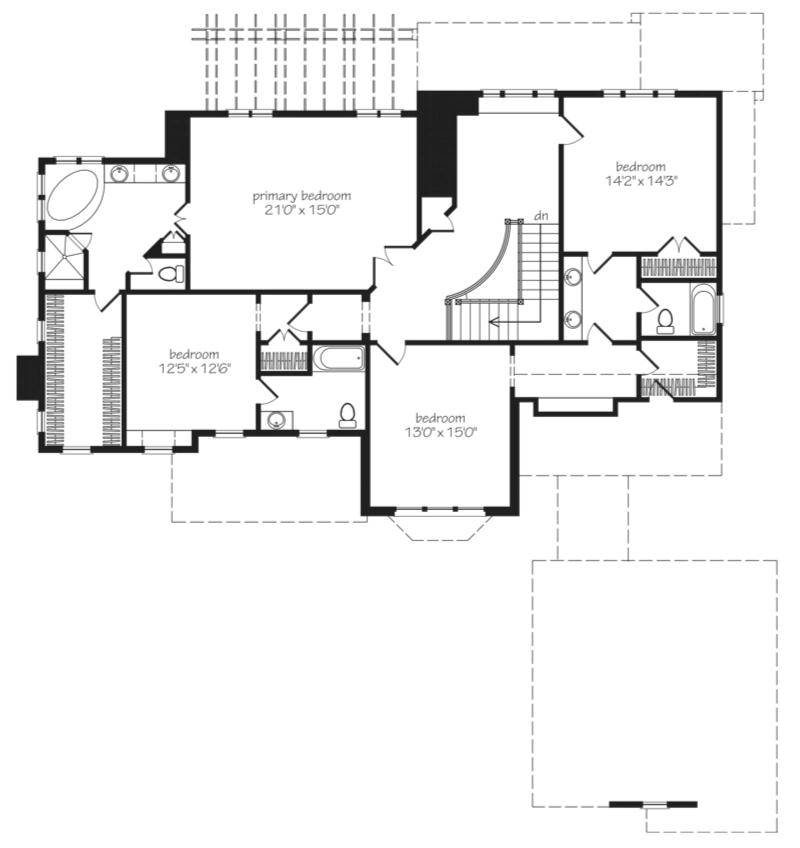 Brentwood Cottage Upper Floor