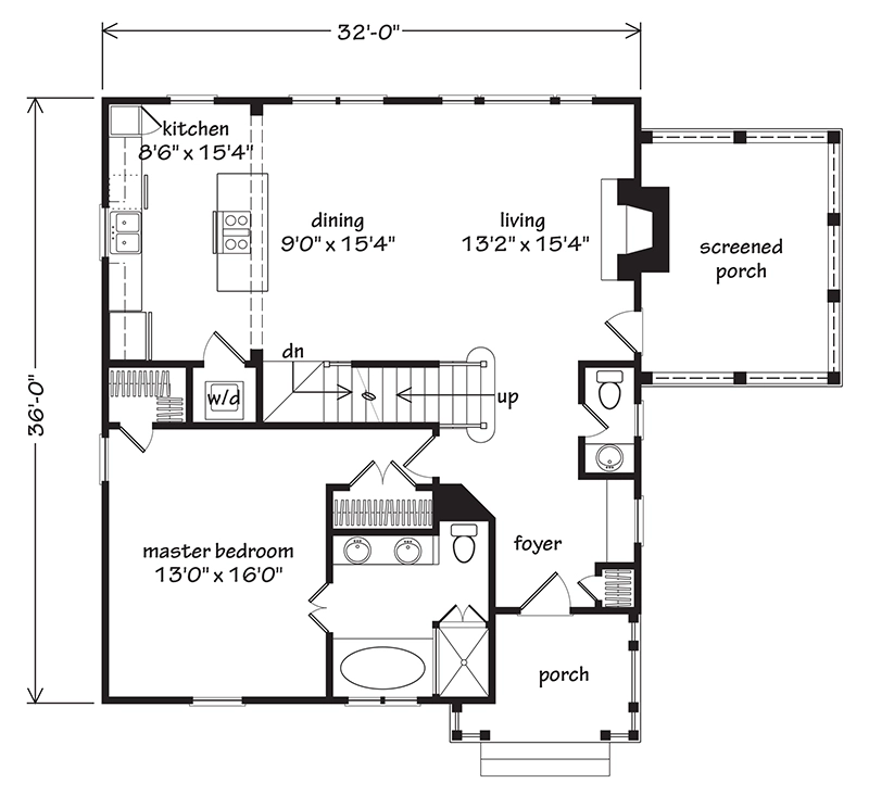 Wisteria - Cottage E Main Floor