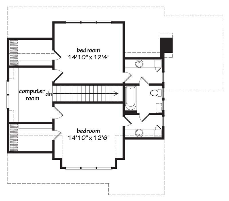 Wisteria - Cottage E Upper Floor