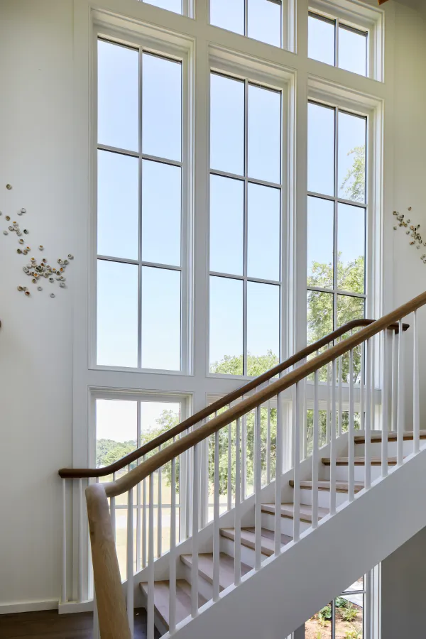 Sea Island Farmhouse Plan Staircase Photo