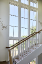 Sea Island Farmhouse Plan Staircase Photo