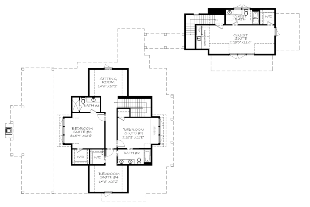 Moreland Cottage Upper Floor