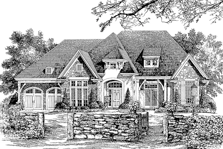 Scarborough House サイドボード リージェント Scarborough Alternate House Plan | Southern Living House Plans
