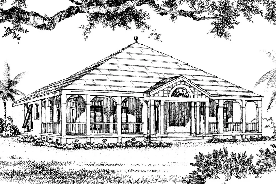 Island-Style House Plan | Southern Living House Plans