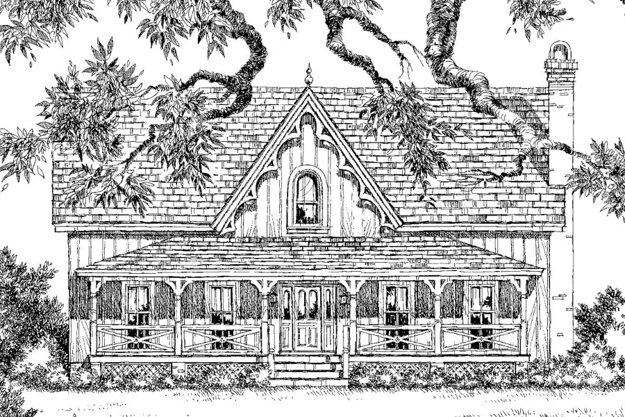 [SL-159] Center-Gable Cottage