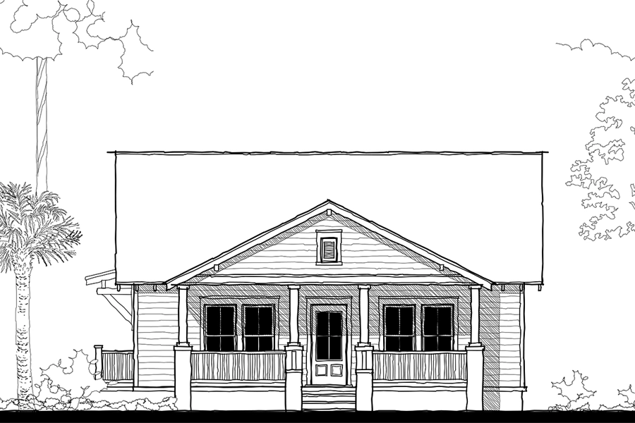 New Street Bungalow House Plan Southern Living House Plans