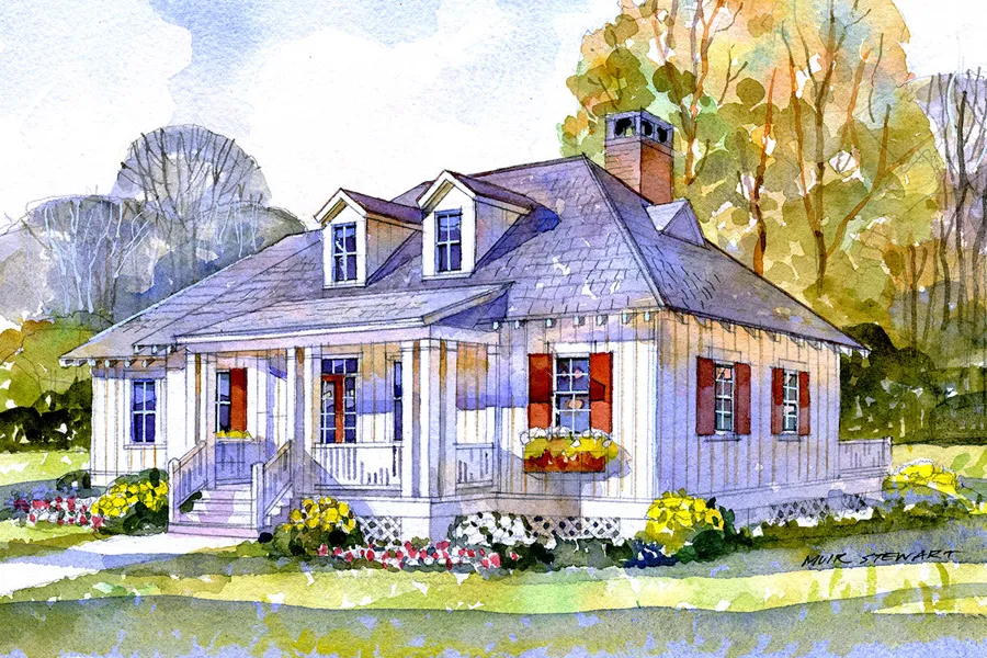 St George Cottage House Plan | Southern Living House Plans