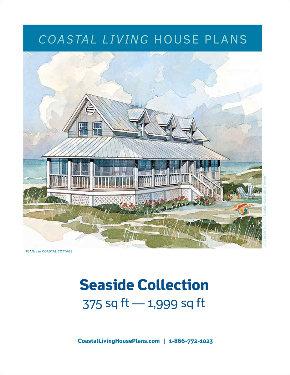 Seaside Collection Plan Portfolio | Southern Living House Plans, image size:927x1200